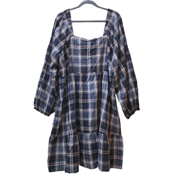 Universal Thread Dresses & Skirts - NWT Universal Thread Women | Plaid Square Neck Dress Size Medium